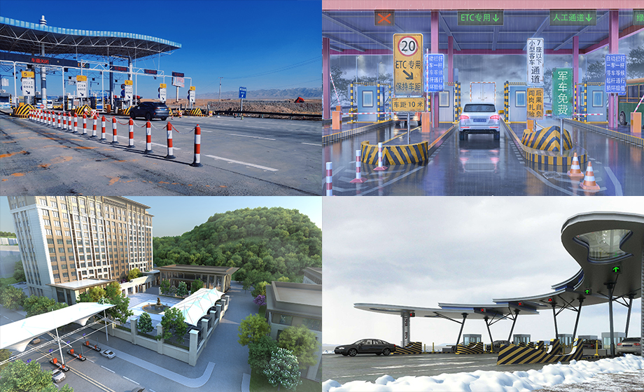 低功耗雷達模塊收費站交叉口分車車輛限高應用