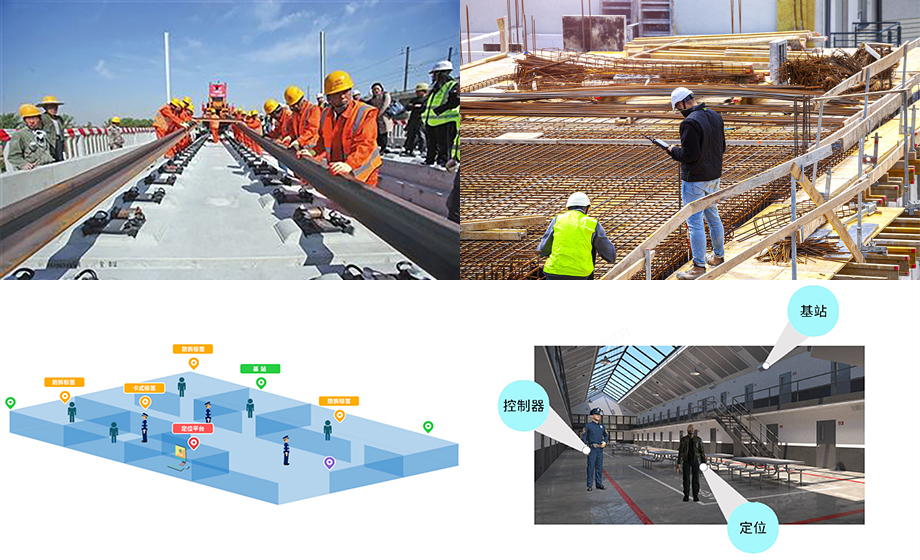 高精度UWB定位模組人員定位建筑工地/辦案中心建設