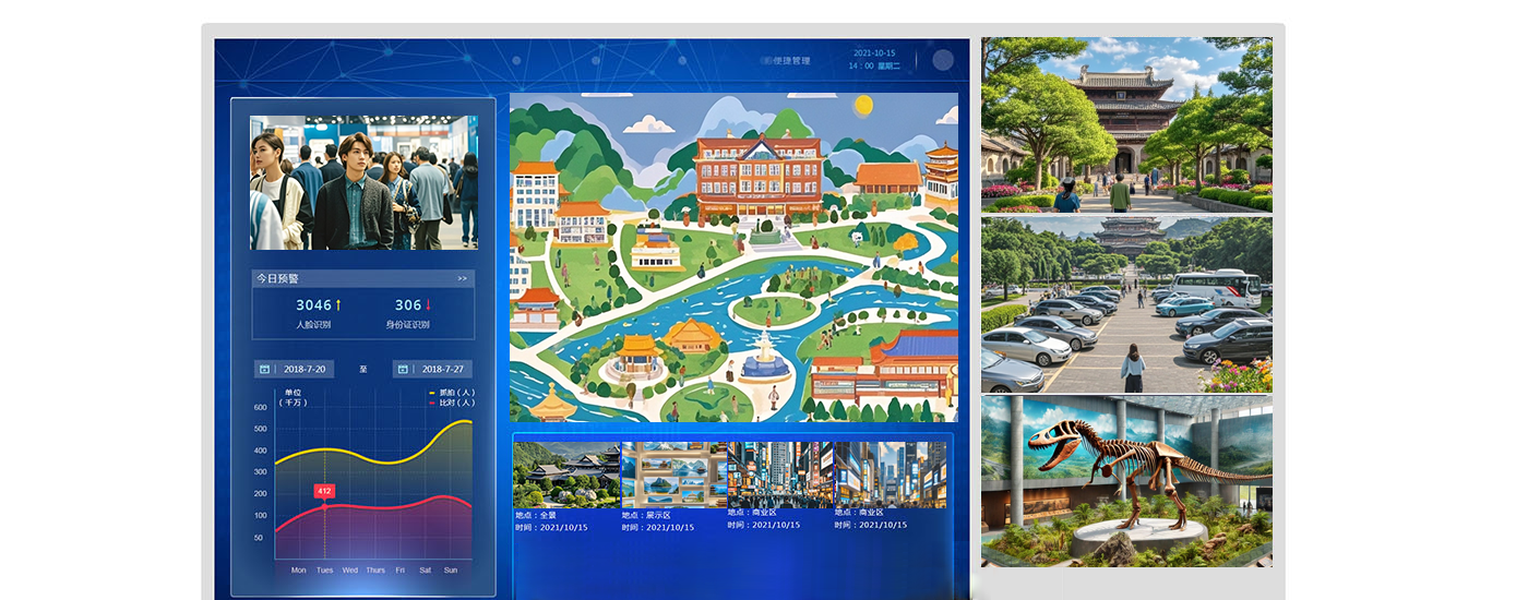 智慧文旅-超寬帶技術uwb博物館定位展會uwb高精度定位系統助力文化和旅游智慧生長景區/展會/博物館/游樂場